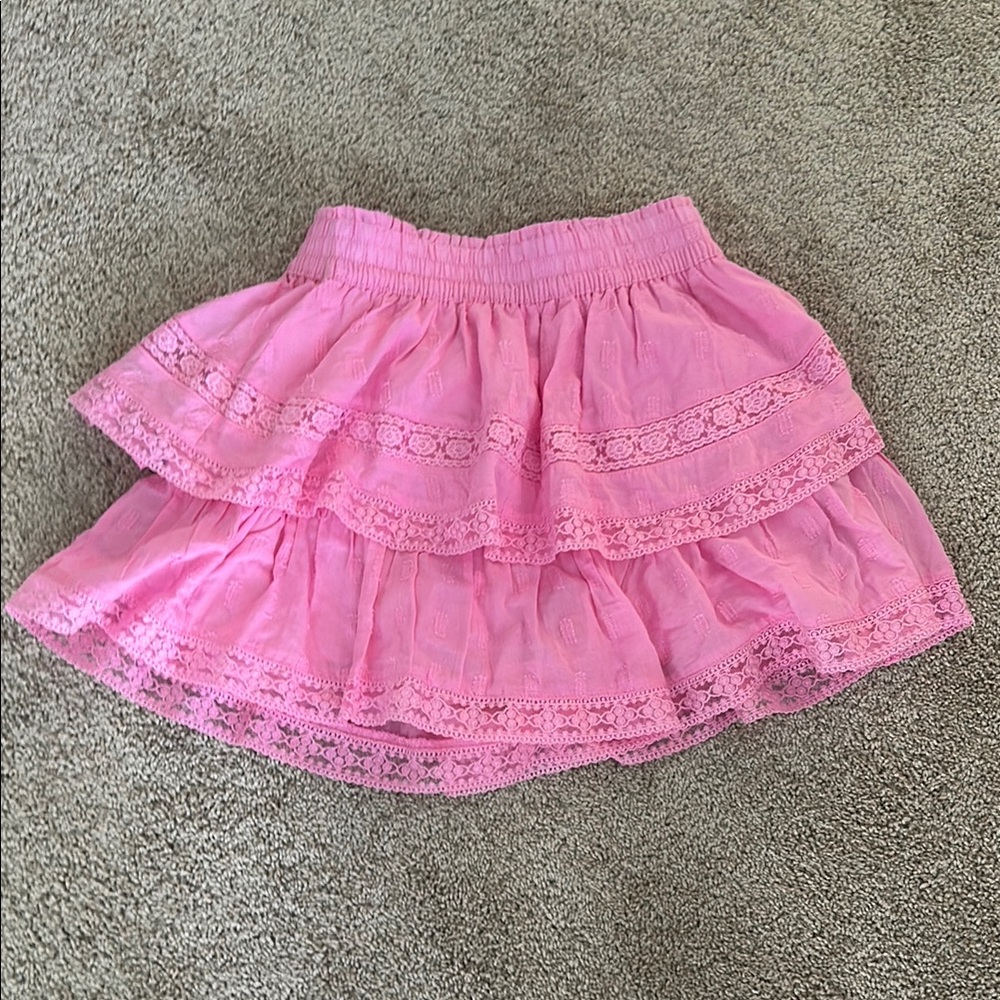 Altar’d State Raleigh Lace Tiered Ruffle Shorts